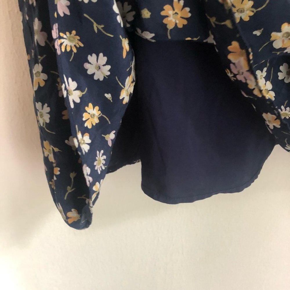 Madewell size 2 Silk Shirred Keyhole Dress in Petal Party - Picture 5 of 8